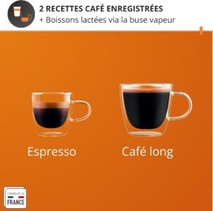 Krups Essential machine à café noire détails