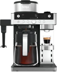 Ninja Prestige machine à café noir détails
