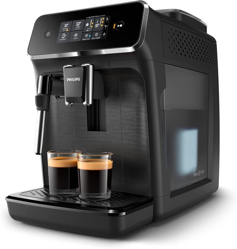 Philips EP machine à café noir vue de face