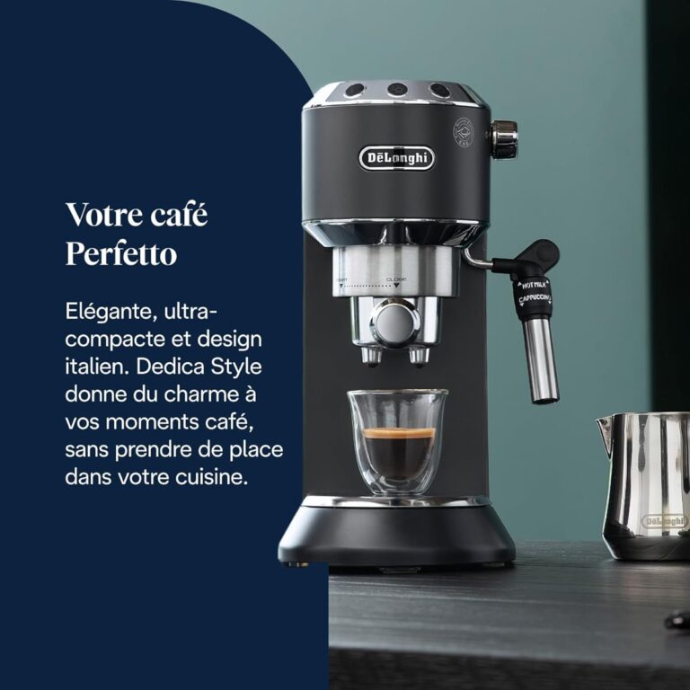 Machine Expresso machine à café noir vue de face