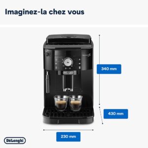 De machine à café noir détails