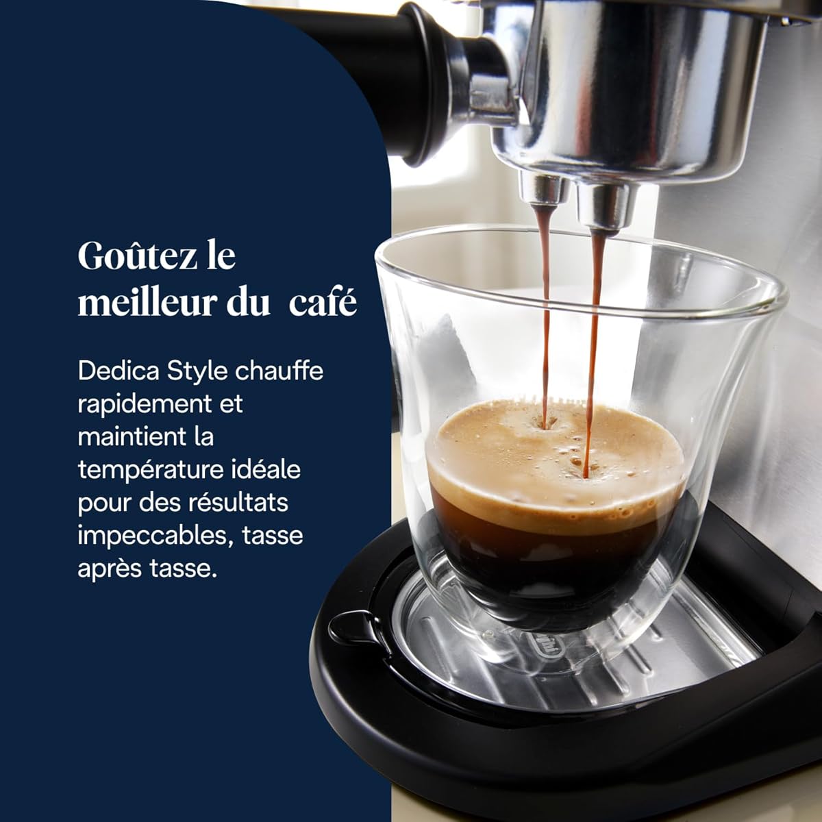 De machine à café vue de face