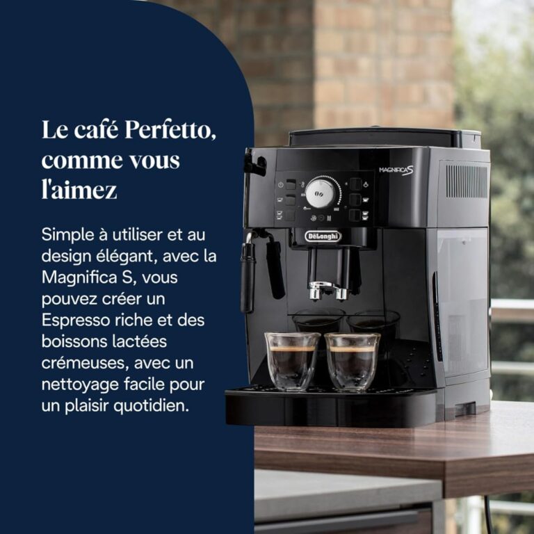 De machine à café noir vue de face