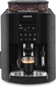 KRUPS Essential machine à café noire vue de côté