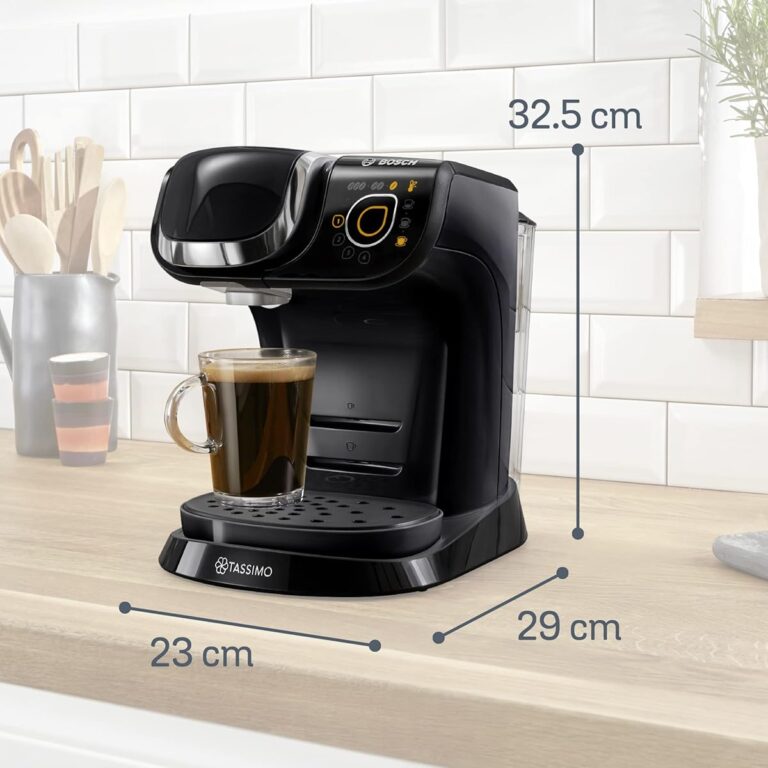 Bosch Tassimo machine à café noir vue de face