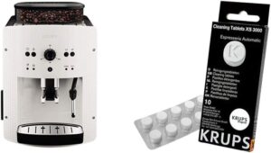 Krups EA machine à café blanc détails