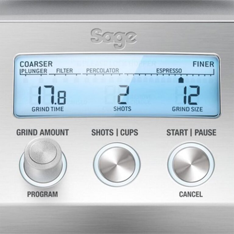 Sage machine à café vue de face