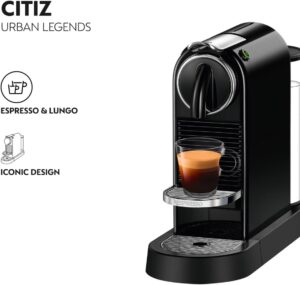 Nespresso Citiz machine à café noir vue de côté