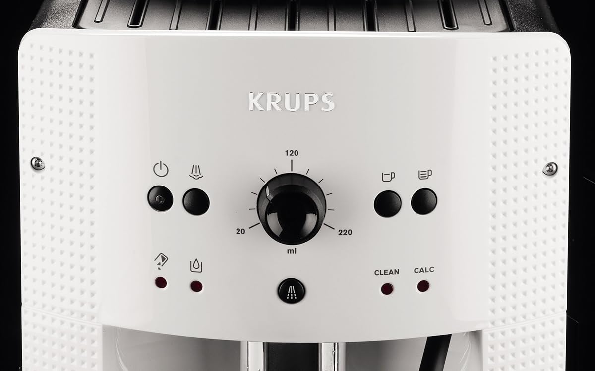 Krups EA machine à café blanc vue de face