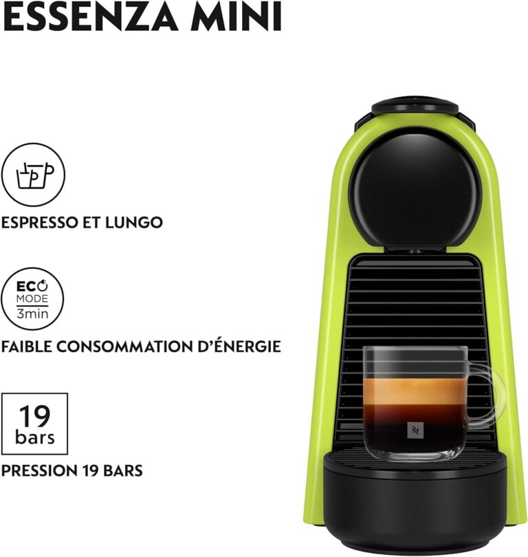 Nespresso Essenza machine à café vue de face