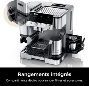 Ninja ES machine à café vue de côté