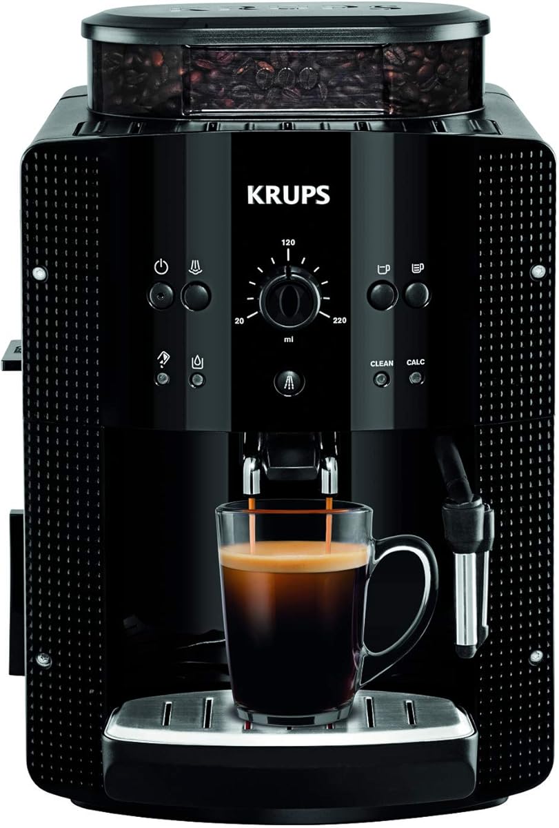 KRUPS ESSENTIAL machine à café noire vue de face