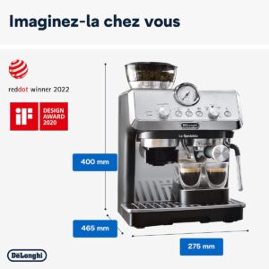 De machine à café vue de côté
