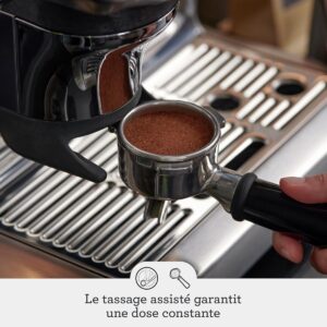 Sage Barista machine à café vue de côté