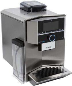 SIEMENS EQ machine à café noir vue de côté