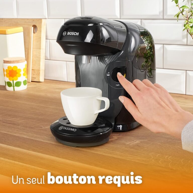 Bosch Tassimo machine à café noire vue de face