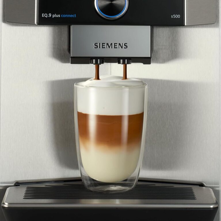Siemens EQ machine à café vue de face