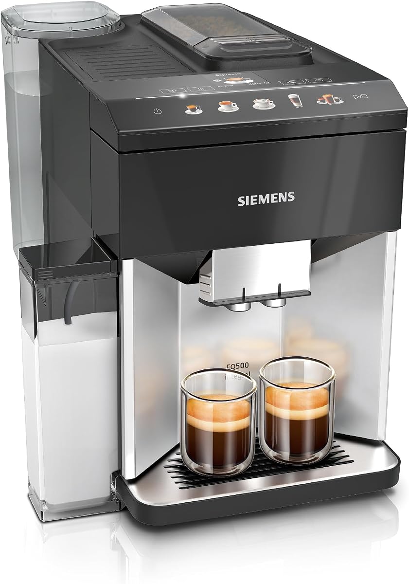 SIEMENS EQ machine à café noir vue de face