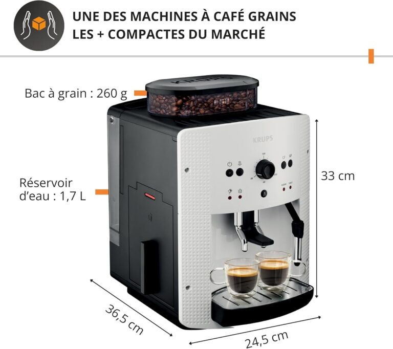 KRUPS EA machine à café vue de face
