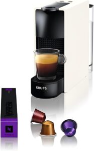 Nespresso Krups machine à café blanche détails
