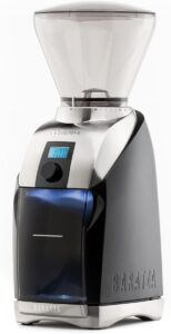 Baratza machine à café argent vue de côté