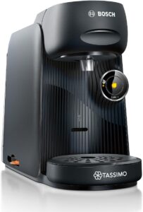 Bosch TAS machine à café noire vue de côté
