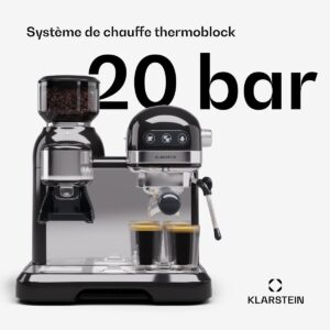 Klarstein Cafetiere machine à café détails