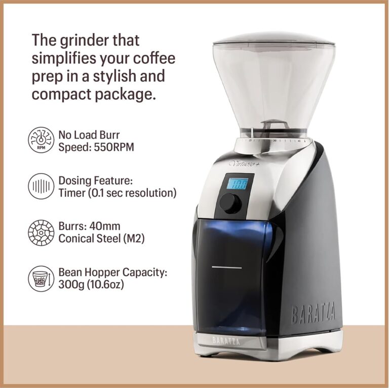 Baratza machine à café argent vue de face