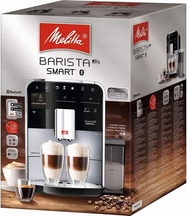 Melitta Barista machine à café blanc vue de face
