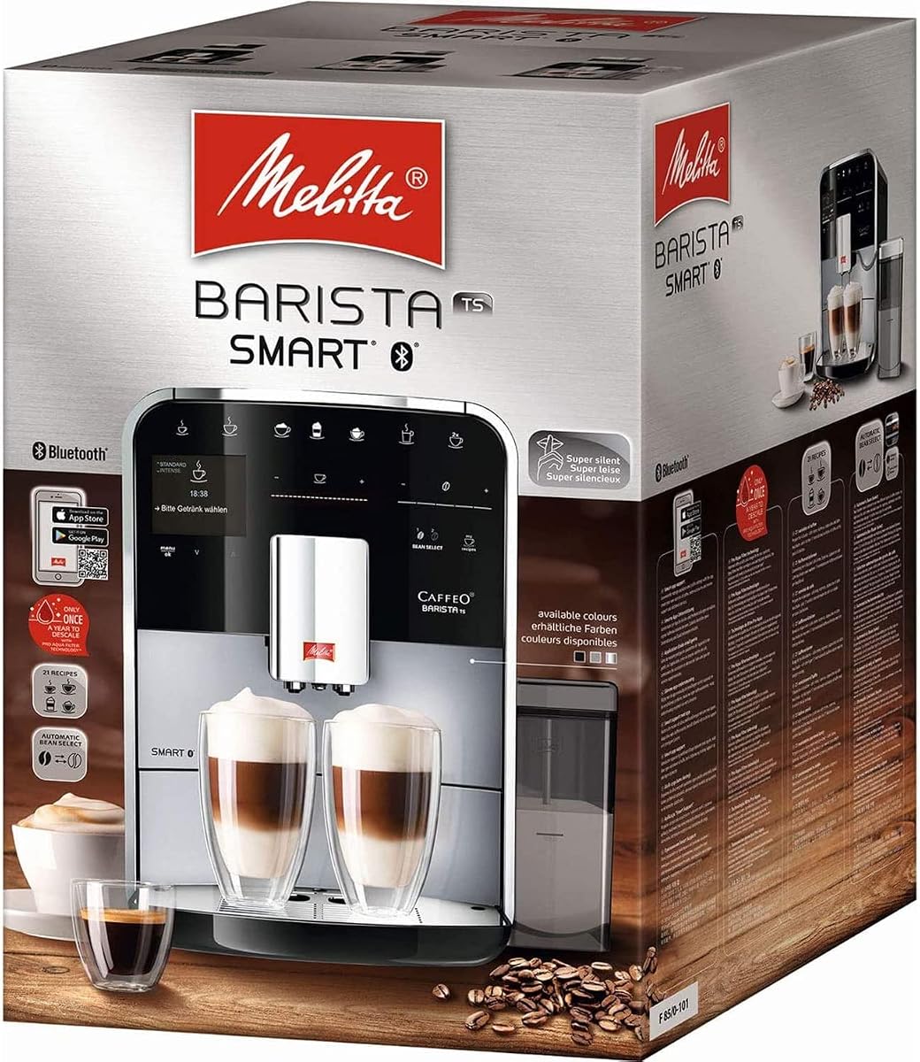 Melitta Barista machine à café blanc vue de face