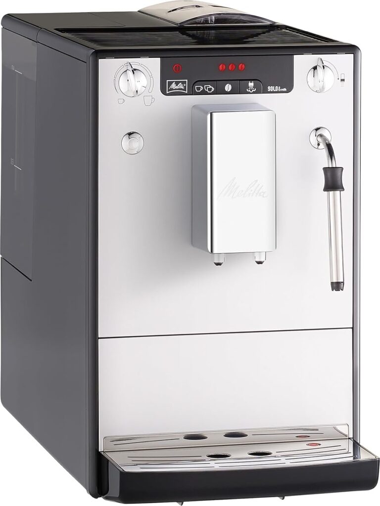 Melitta E machine à café inox vue de face